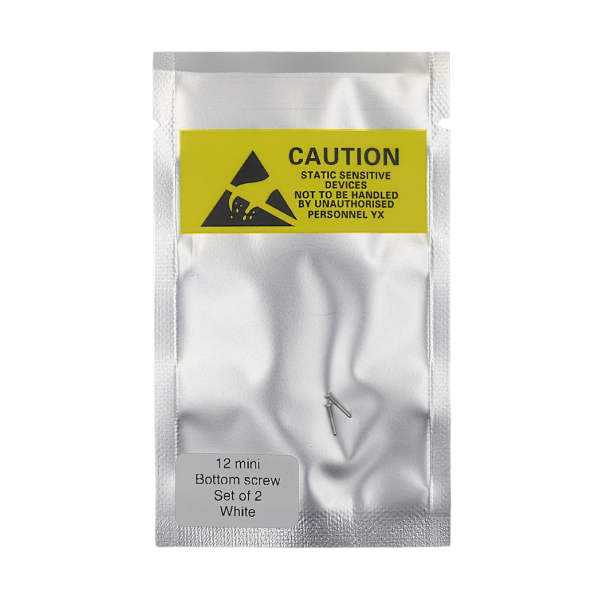 Set de 2 Tornillos apertura para iPhone 12 MINI BLANCO PREMIUM