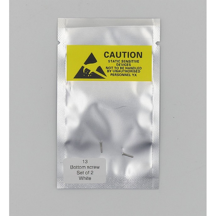 Set de 2 Tornillos apertura para iPhone 13 BLANCO PREMIUM