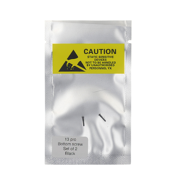 Set de 2 Tornillos apertura para iPhone 13 PRO NEGRO PREMIUM