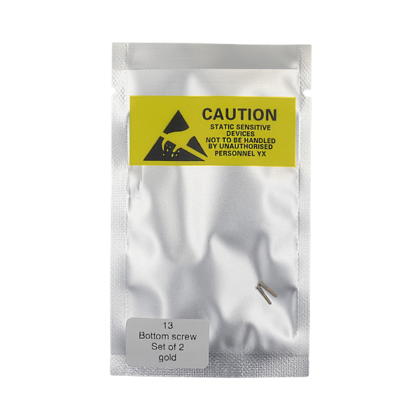 Set de 2 Tornillos apertura para iPhone 13 PRO DORADO PREMIUM