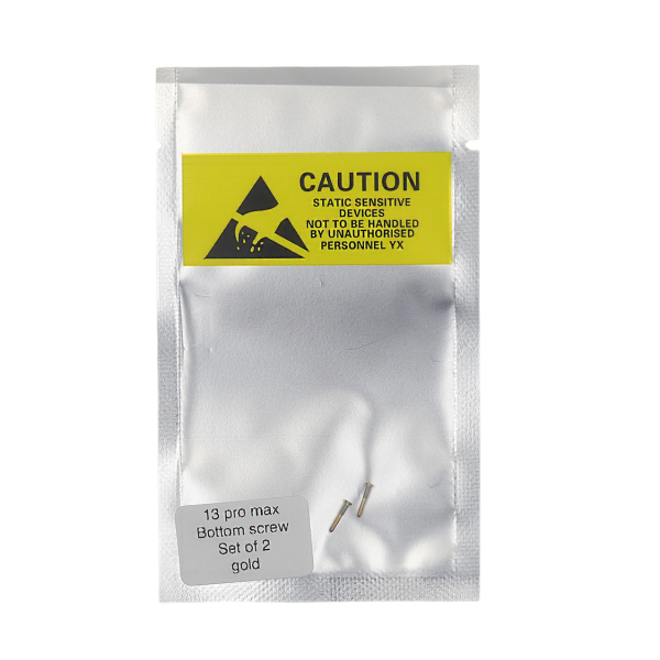 Set de 2 Tornillos apertura para iPhone 13 PRO MAX DORADO PREMIUM