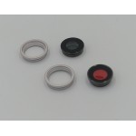 Lente de cámara iPhone 14 iPhone 14 PLUS (2 piezas) BLANCO