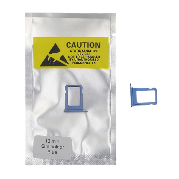 Bandeja SIM para iPhone 13 MINI AZUL Soporte adaptador SIM PREMIUM