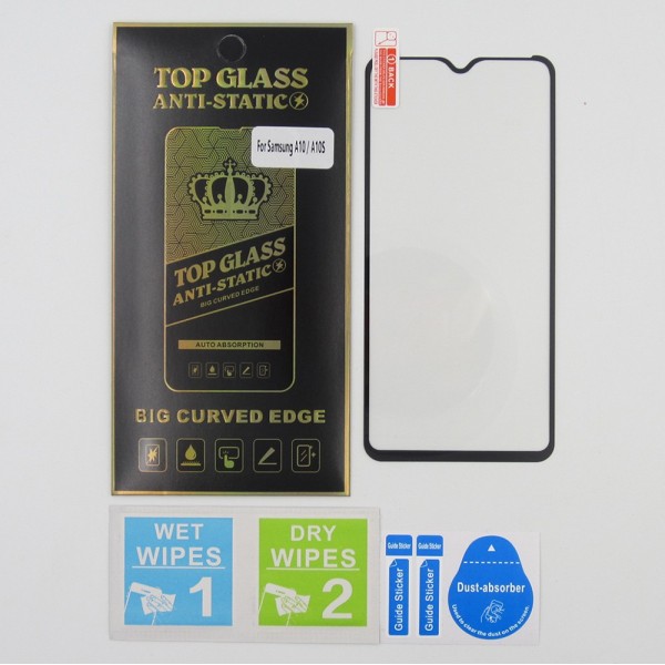 Protector Cristal templado para Samsung A10 / A10S 5D Antiestatico
