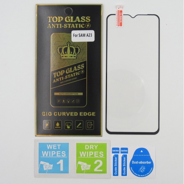 Protector Cristal templado para Samsung A23 5D Antiestatico