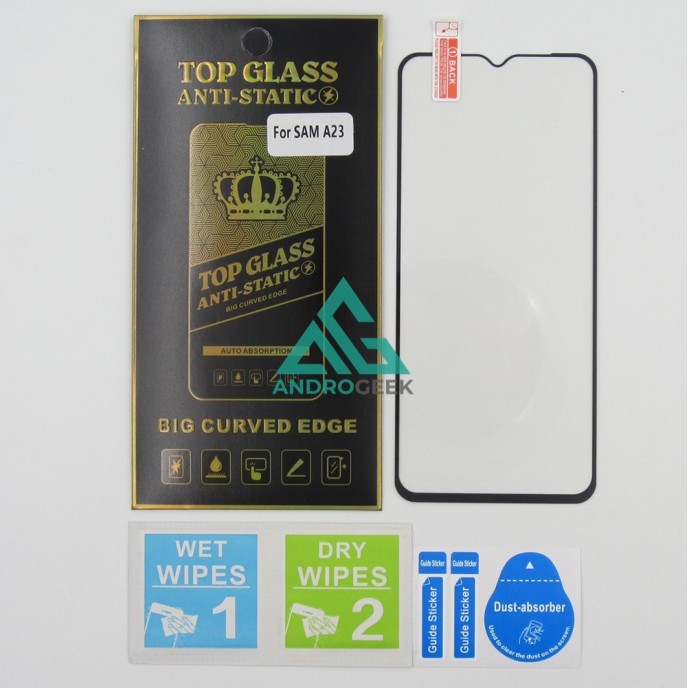 Protector Cristal templado para Samsung A23 5D Antiestatico