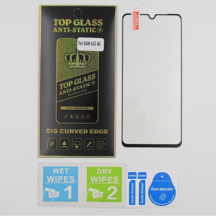Protector Cristal templado para Samsung A32 4G 5D Antiestatico