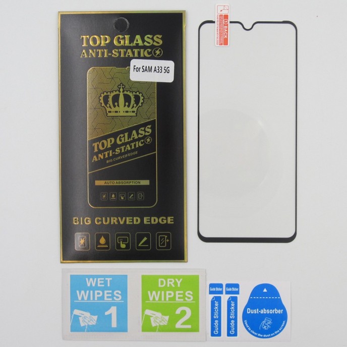 Protector Cristal templado para Samsung A33 5G 5D Antiestatico