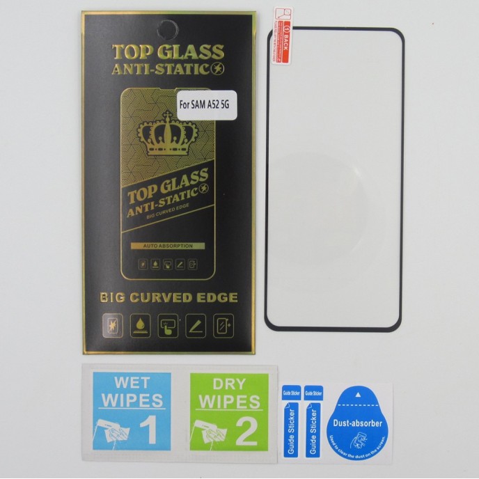 Protector Cristal templado para Samsung A52 5G Antiestatico 5D