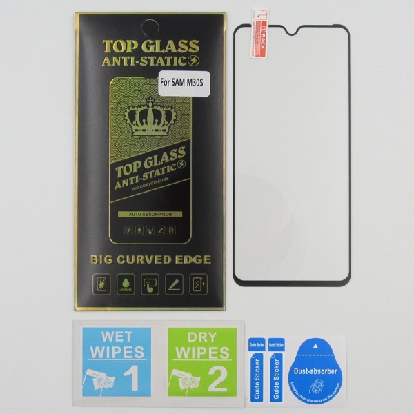 Protector Cristal templado para Samsung M30S Antiestatico 5D