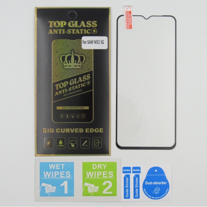 Protector Cristal templado para Samsung M33 5G Antiestatico 5D