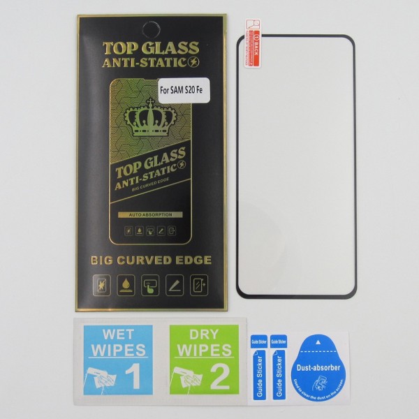 Protector Cristal templado para Samsung S20 FE Antiestatico 5D