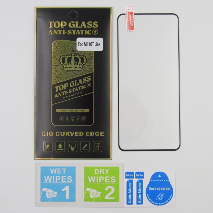 Protector Cristal templado para Xiaomi Mi 10T Lite Antiestatico 5D