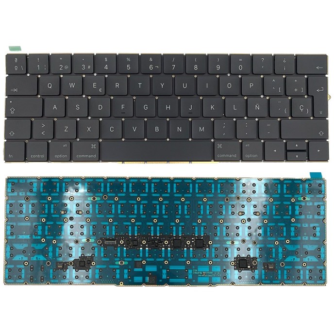 Teclado para MacBook Pro 13.3 15.4 A1706 A1707 2016 2017 Versión ES