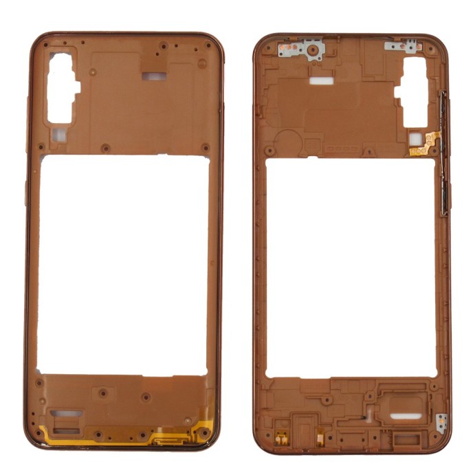 Carcasa intermedia con marco Samsung Galaxy A50 SM-A505 DORADA con botones