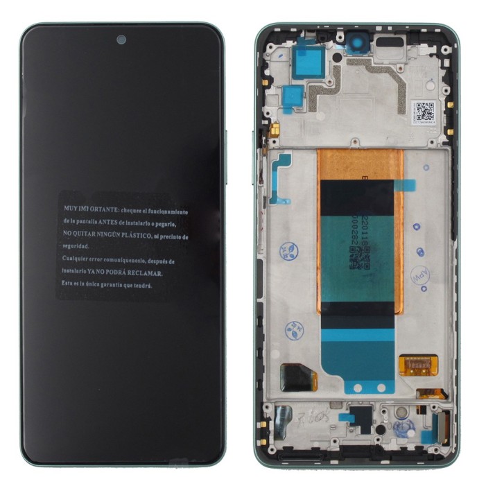 Pantalla Xiaomi POCO F4 OLED con Marco VERDE 22021211RG (LCD/display + digitalizador/táctil)