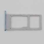 Bandeja SIM para Samsung S20 G980 / S20 Plus G985 G986 / S20 Ultra G988 DUAL AZUL Soporte adaptador SIM PREMIUM