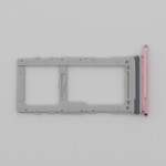 Bandeja SIM para Samsung S20 G980 / S20 Plus G985 G986 / S20 Ultra G988 DUAL ROJA Soporte adaptador SIM PREMIUM