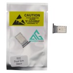 Bandeja SIM para Samsung S22 5G S901 / S22 Plus 5G S906 DUAL NEGRA Soporte adaptador SIM PREMIUM