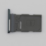 Bandeja SIM para Samsung S22 5G S901 / S22 Plus 5G S906 SINGLE VERDE Soporte adaptador SIM PREMIUM