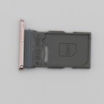 Bandeja SIM para Samsung S22 5G S901 / S22 Plus 5G S906 SINGLE ORO ROSA Soporte adaptador PREMIUM