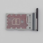 Bandeja SIM para Samsung S22 Ultra S908 DUAL NEGRA Soporte adaptador SIM PREMIUM
