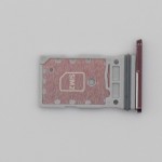 Bandeja SIM para Samsung S22 Ultra S908 DUAL BORGOÑA Soporte adaptador SIM PREMIUM