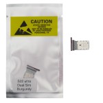 Bandeja SIM para Samsung S22 Ultra S908 DUAL BORGOÑA Soporte adaptador SIM PREMIUM