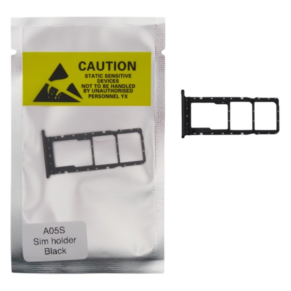 Bandeja SIM Samsung A05S SM-A057 DUAL sim NEGRA