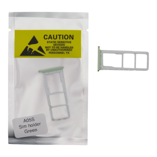 Bandeja SIM para Samsung A05S SM-A057 DUAL VERDE Soporte adaptador SIM PREMIUM