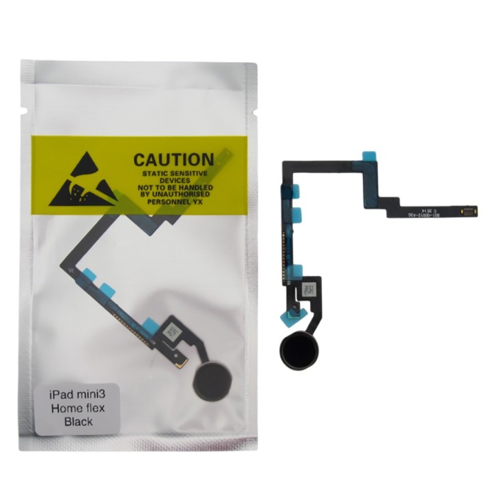 Flex Botón Home iPad Mini 3 NEGRO (A1599, A1600)