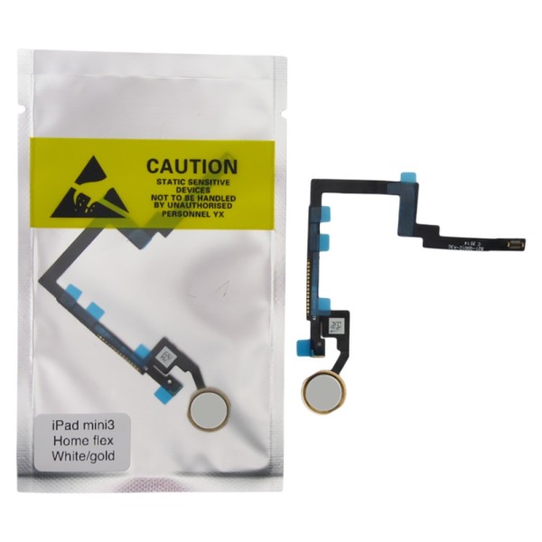 Flex Botón Home iPad Mini 3 DORADO A1599, A1600