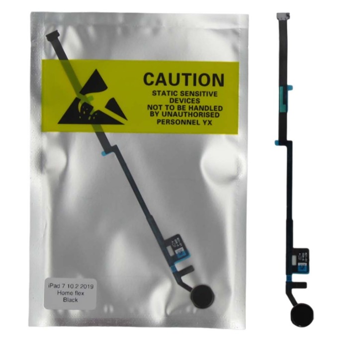 Flex Botón Home iPad 7 10.2 2019 NEGRO A2197 A2198 A2200
