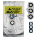 Lente de cámara completa Samsung S23 FE PLATA calidad PREMIUM