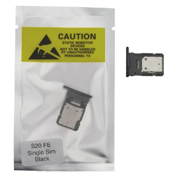 Bandeja SIM para Samsung S20 FE G780 SINGLE NEGRA