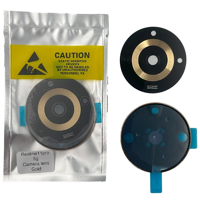Lente de cámara Realme 11 Pro 5G (RMX3771) Dorado