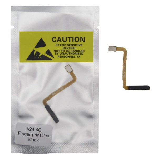 Flex Lector de Huella Samsung A24 4G SM-A245 NEGRO Fingerprint