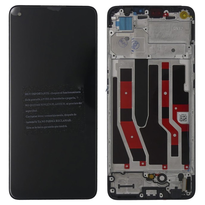 Pantalla Oppo Reno 7 4G CPH2363 INCELL CON MARCO (LCD/display + digitalizador/táctil)