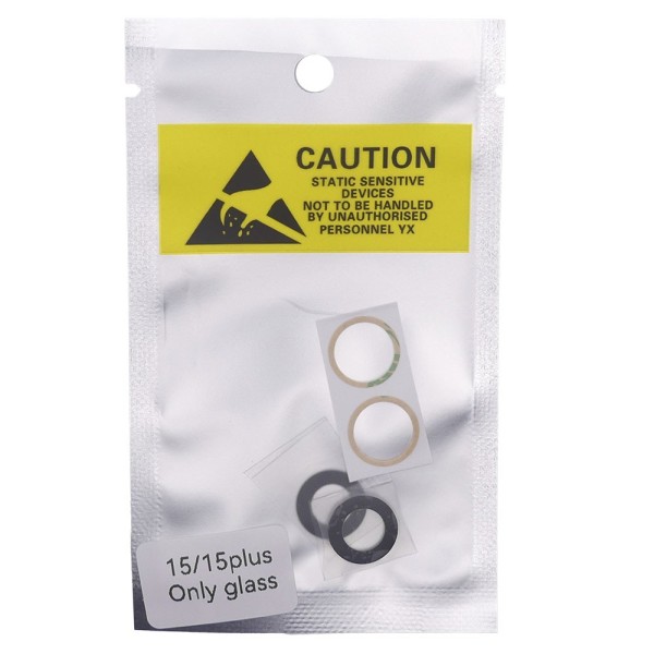 Lente de cámara iPhone 15, iPhone 15 Plus (solo cristal)