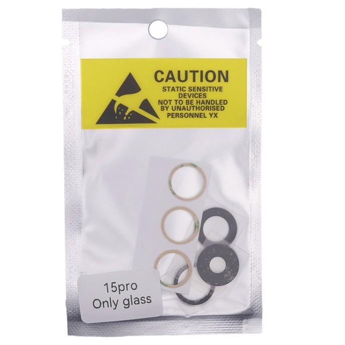 Lente de cámara iPhone 15 PRO (solo cristal)