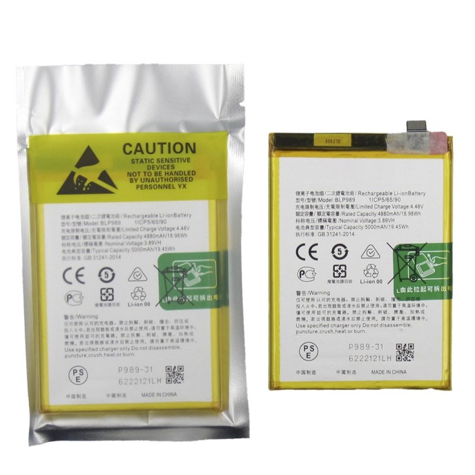 Batería OnePlus Nord CE 3 Lite CPH2467 BLP989 5000 mAh