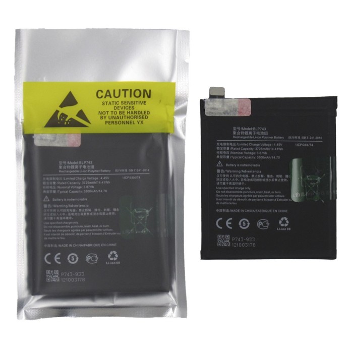 Batería OnePlus 7T HD1901 BLP743 3725 mAh