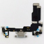 Flex conector de carga iPhone 15 BLANCO 100% original (Despiece)
