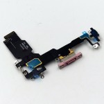 Flex conector de carga iPhone 15 ROSA 100% original (Despiece)