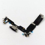 Flex conector de carga iPhone 15 PLUS NEGRO 100% original (Despiece)