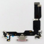 Flex conector de carga iPhone 15 PLUS ROSA 100% original (Despiece)