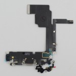 Flex conector de carga iPhone 15 PRO BLANCO 100% original (Despiece)