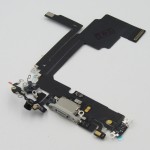 Flex conector de carga iPhone 15 PRO BLANCO 100% original (Despiece)