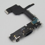 Flex conector de carga iPhone 15 PRO AZUL 100% original (Despiece)