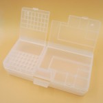 Estuche de plástico doble para reparaciones de móviles, tablet, pc